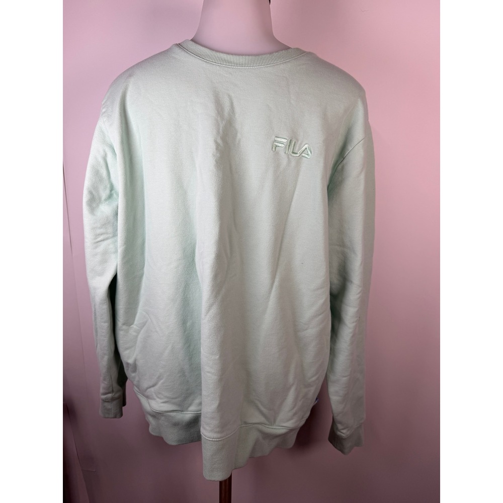 Fila Womens Mint Green Crewneck Sweatshirt XL